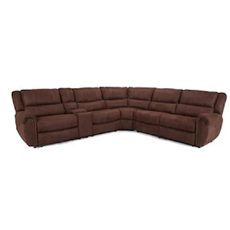 Power Reclining Sectional with Console